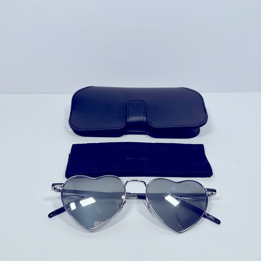 NWT Authentic Saint Laurent SL 301 Loulou Heart Sunglasses- Unisex - Picture 7 of 9